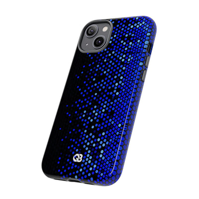 Cobalt Hex Dispersion · Tough Phone Case for iPhone · Blue