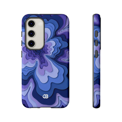 Periwinkle Strata Bloom · Tough Phone Case for Samsung · Purple