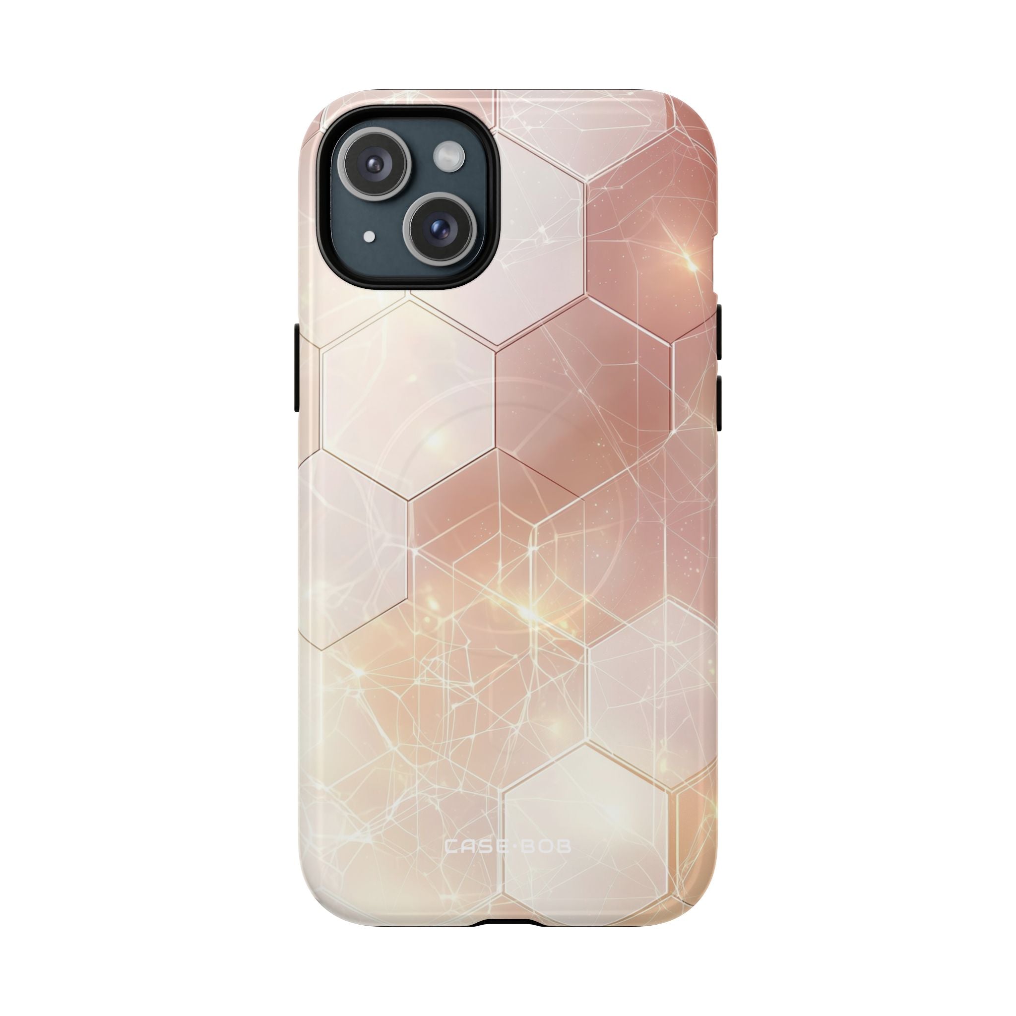 Honeycomb Glow iPhone 15 Plus Case - Tough+