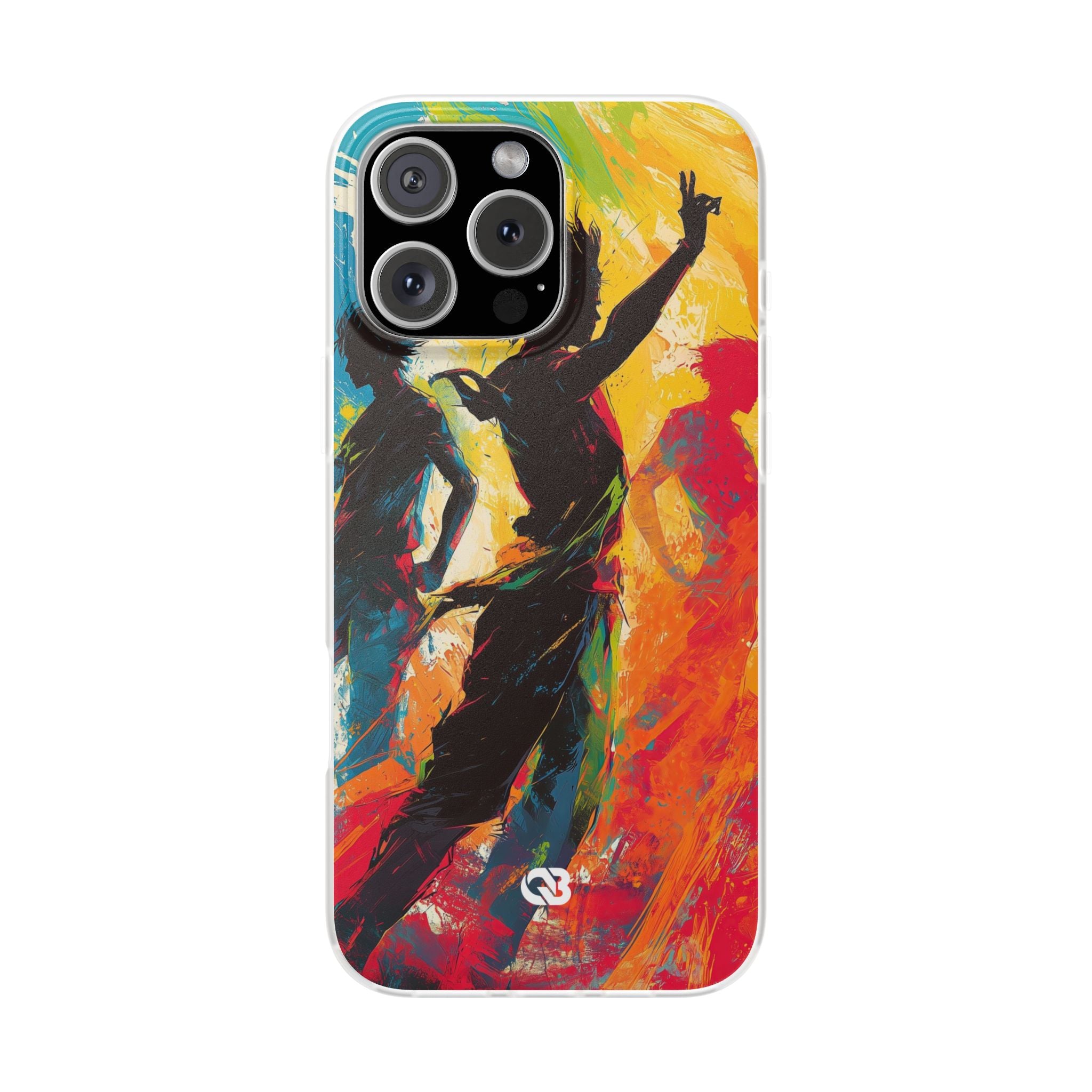 Electric Motion Blur · Soft Phone Case for iPhone