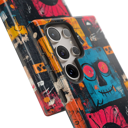 Sininen ommel hymy Samsung S24 Ultra -kova kuori