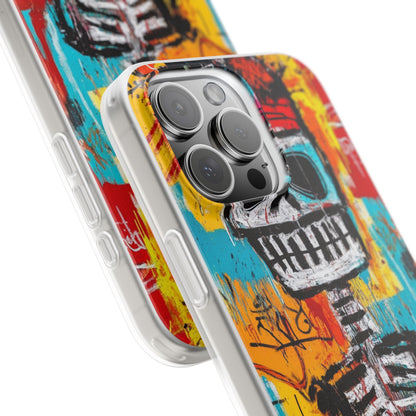 Skeleton Riot iPhone 16 Pro Max Cover - Blød