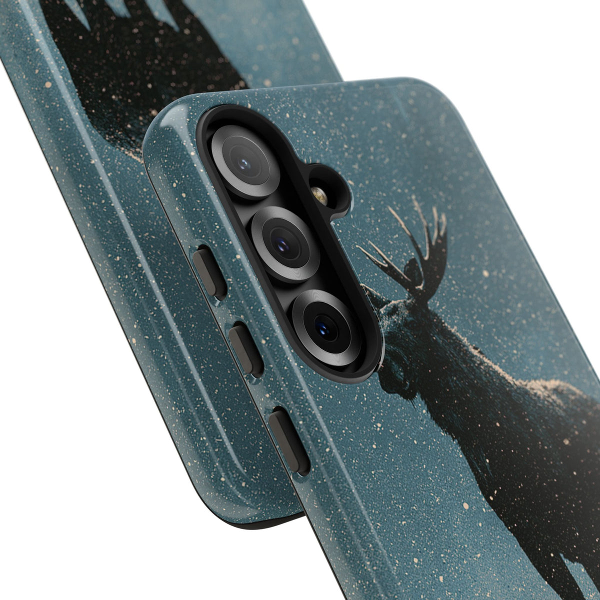 Nordic Boreal Moose · Tough Phone Case for Samsung · Blue