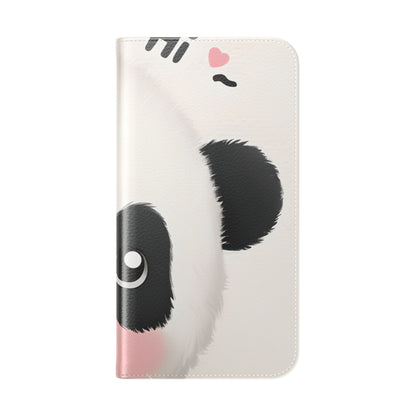 Peeking Panda Blush - iPhone 16 Max Case - Wallet