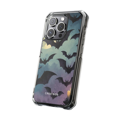Leuchtender Fledermaus-Schwarm iPhone 15 Pro Case - Impact