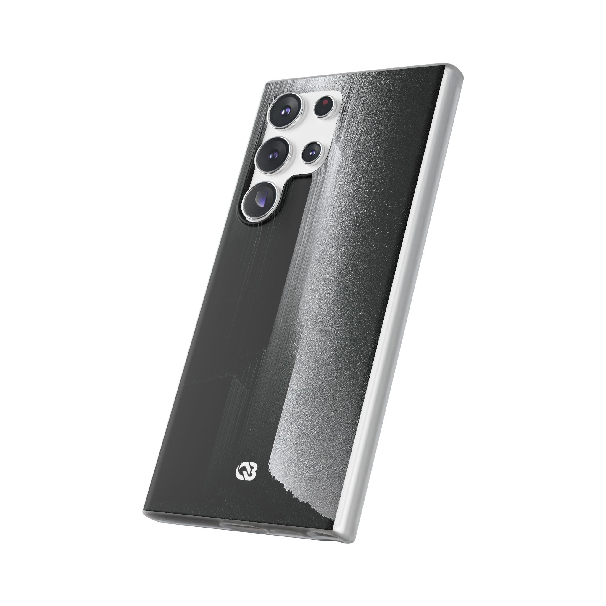Black Lite Phone Case for Samsung - Brutalist Pixel Monolith