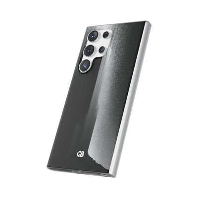 Black Lite Phone Case for Samsung - Brutalist Pixel Monolith