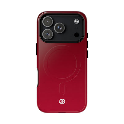 Red Tough 2.0 Magsafe Phone Case for iPhone - Crimson Velvet Fade