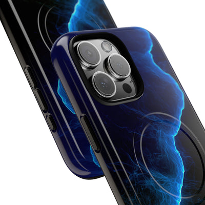 Electric Azure Drift · Tough 2.0 Magnetic Phone Case for iPhone · Blue
