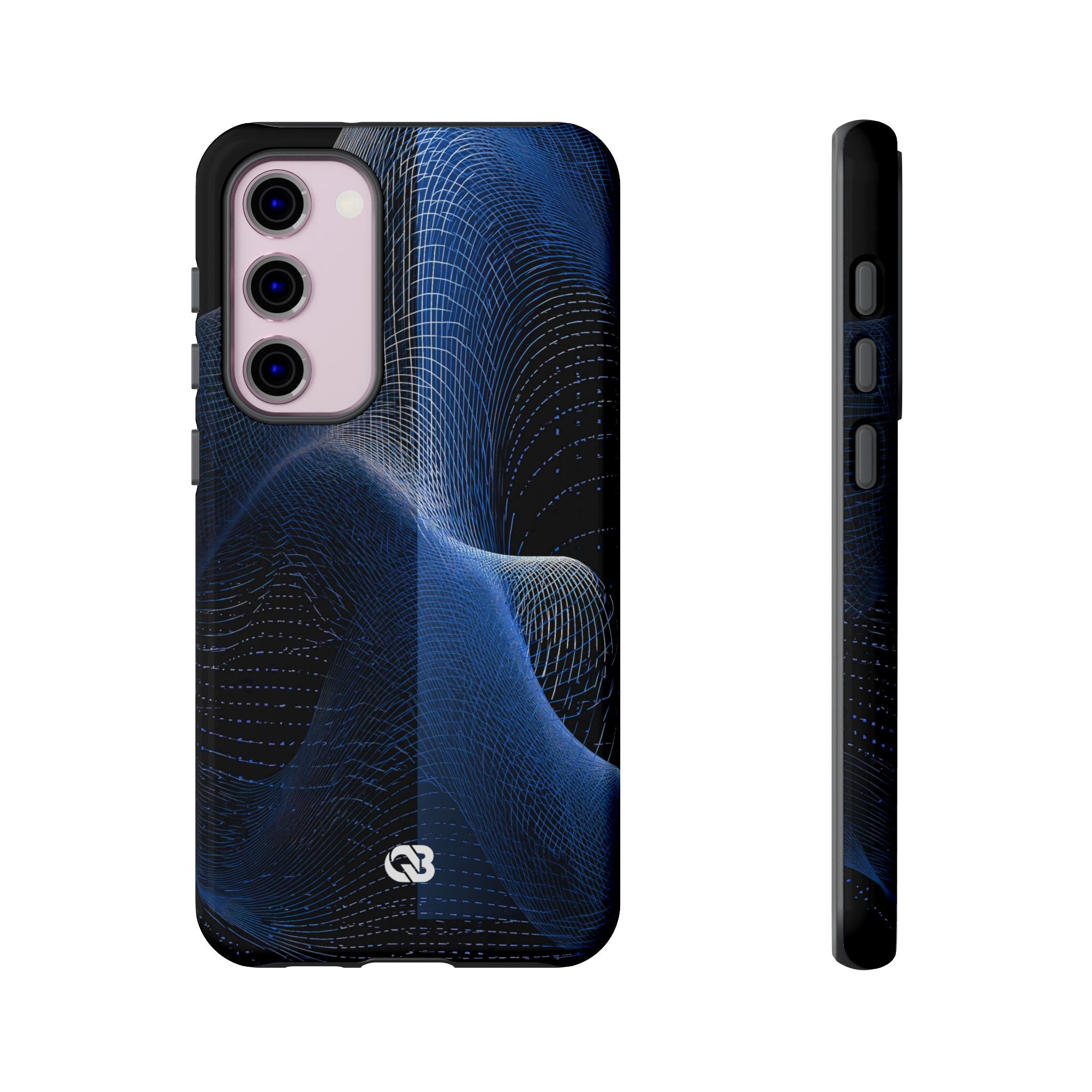 Blue Tough Phone Case for Samsung - Electric Blue Flux