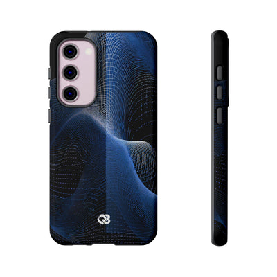 Blue Tough Phone Case for Samsung - Electric Blue Flux