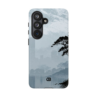 Grey Tough Phone Case for Samsung - Steel Slate Zen
