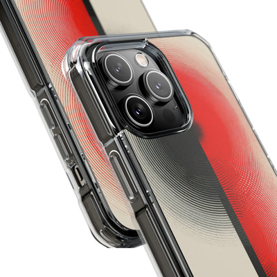 Red Impact MagSafe Phone Case for iPhone - Split Signal Red