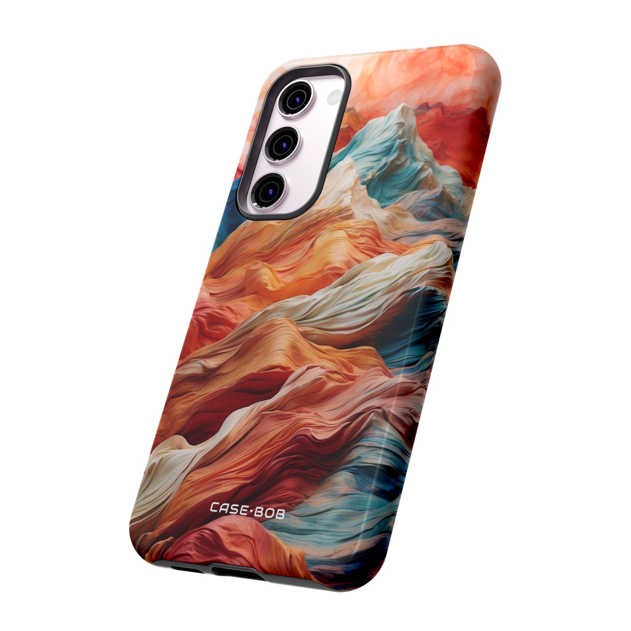 Fabric Peaks Cream Samsung S23 Plus Skal - Tough