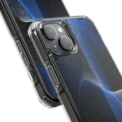 Blue Impact MagSafe Phone Case for iPhone - Electric Blue Flux