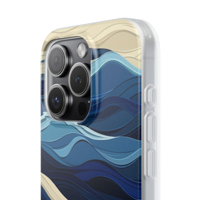 Kobalttimeri Kerrokset · Soft Puhelinkuori iPhonelle