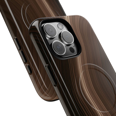 Brown Tough 2.0 Magsafe Phone Case for iPhone - Bronzed Canyon Relief