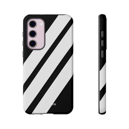 Diagonal Bands Noir Samsung S23 Plus Case - Tough