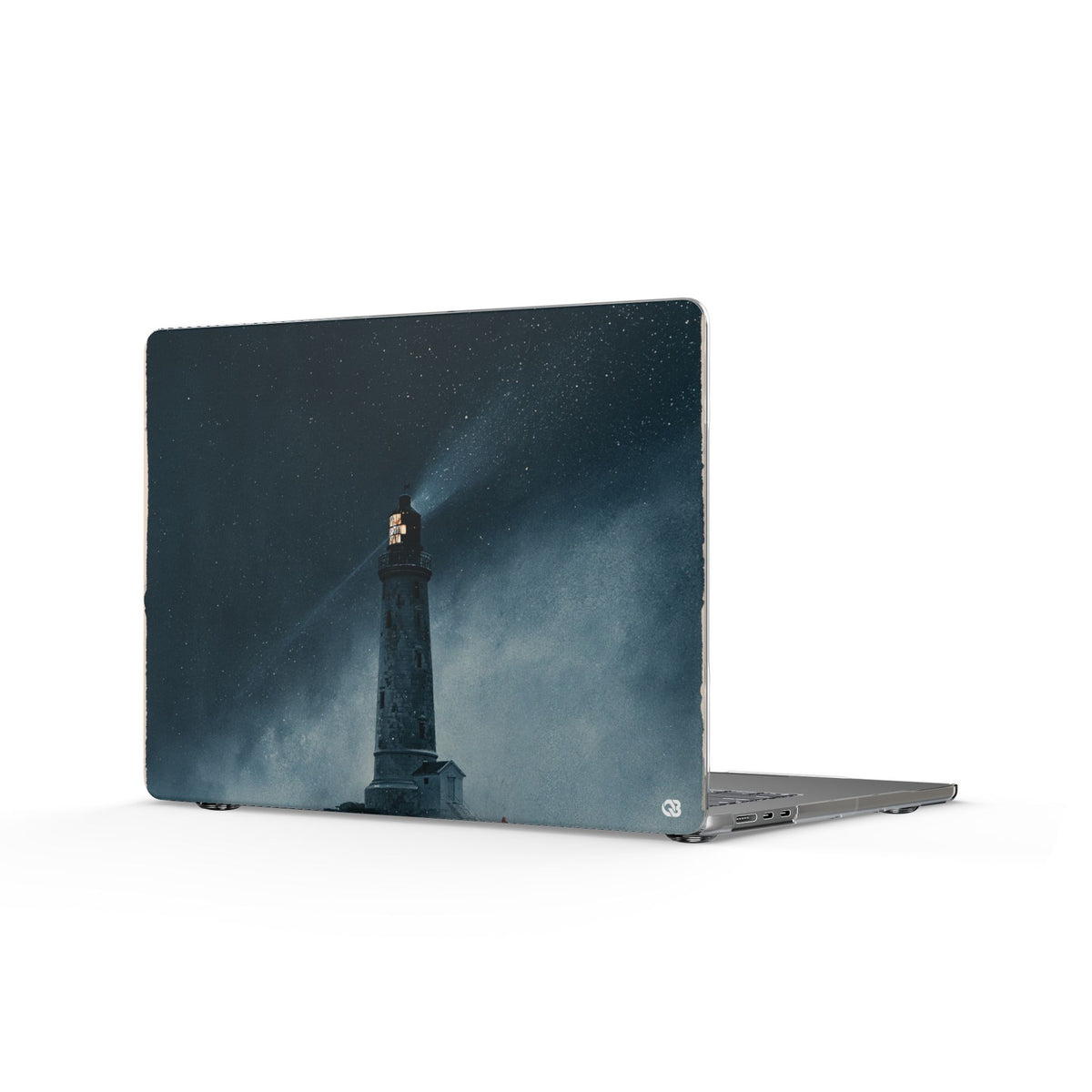 Nordic Coastal Beacon · Clear Hard Case for MacBook · Blue