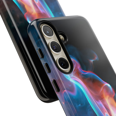 Neon Waveform · Tough Phone Case for Samsung · Black
