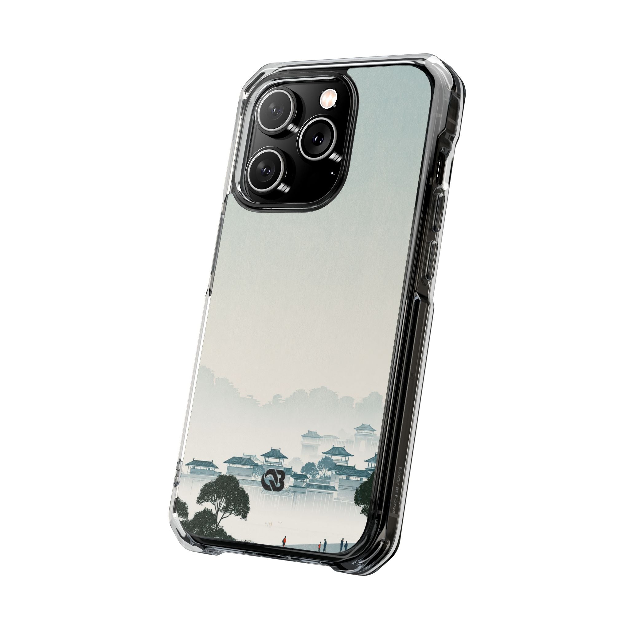 Blue Impact MagSafe Phone Case for iPhone - Mist Valley Pagoda