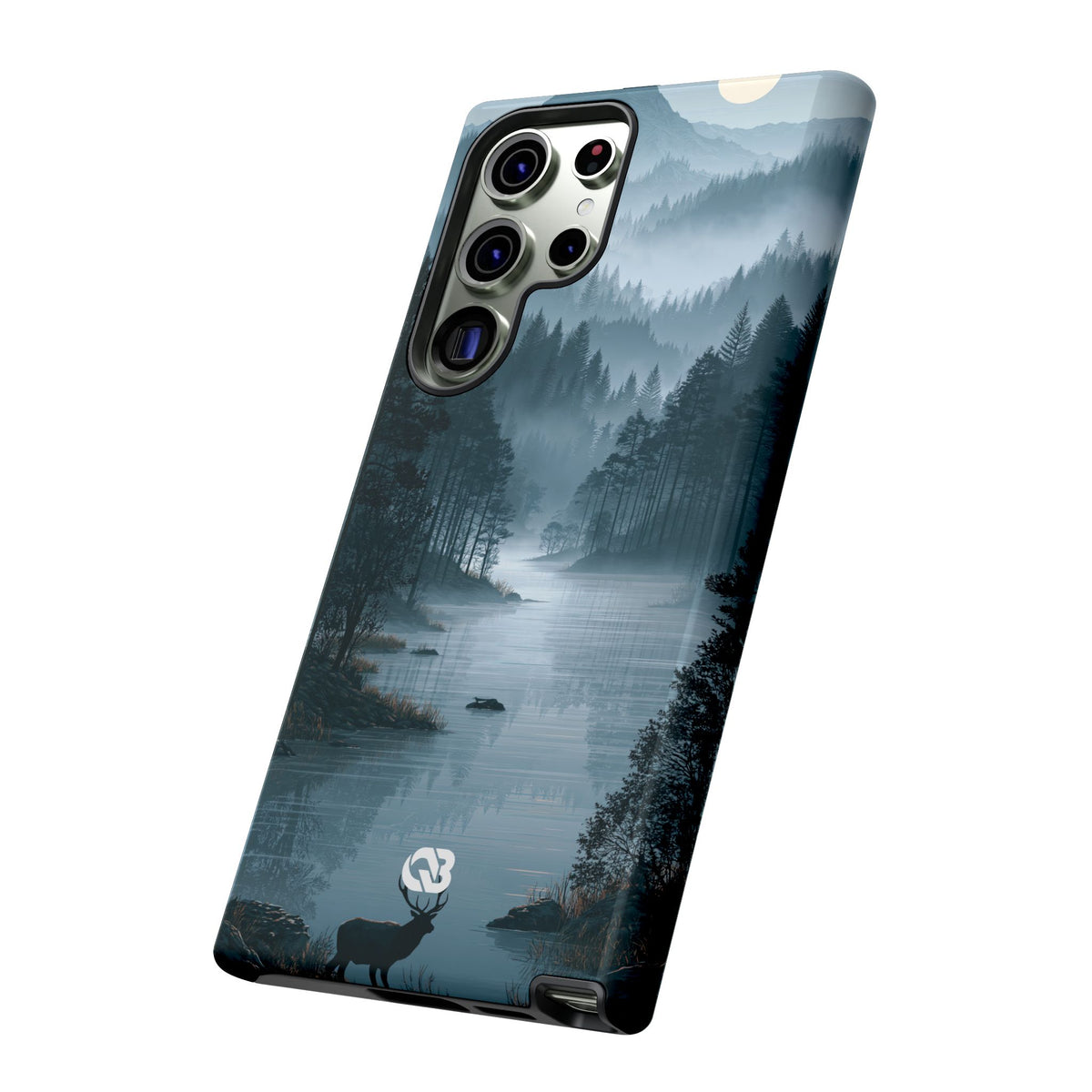 Silent Nordic Fjord · Tough Phone Case for Samsung · Blue