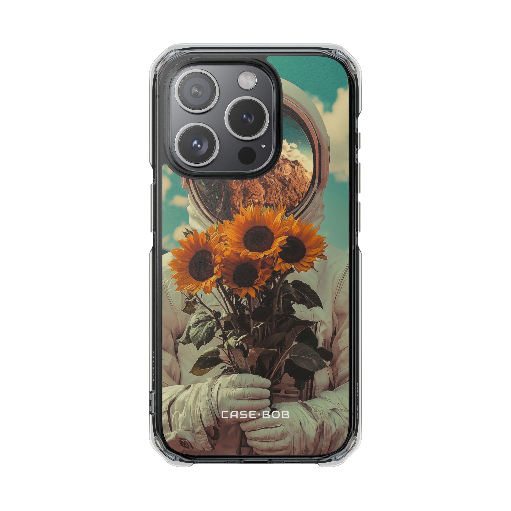 Sonnenblumen-Astronaut iPhone 15 Pro Case - Impact