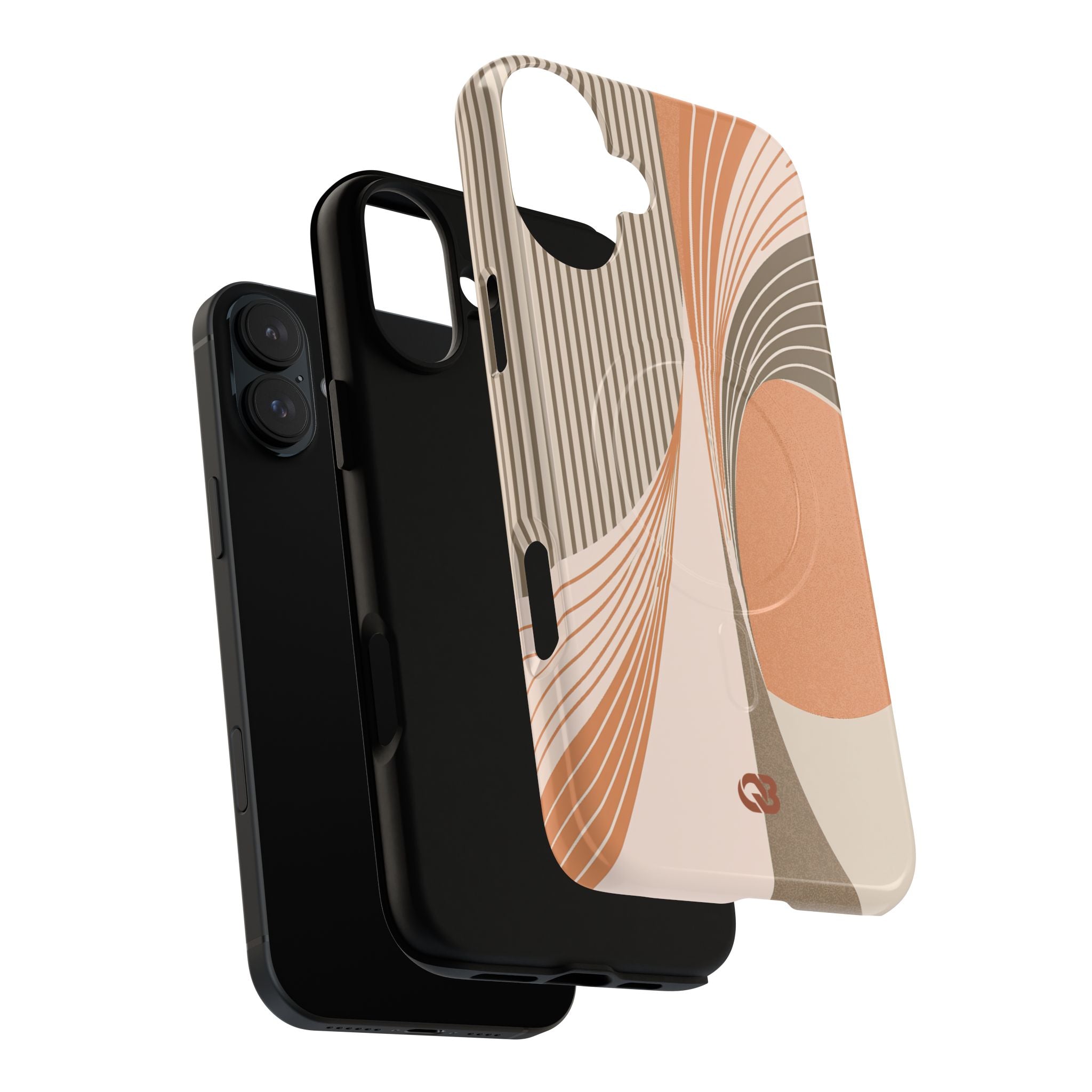 Orange Tough 2.0 Magsafe Phone Case for iPhone - Desert Arc Horizon