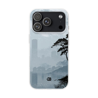 Grey Lite Phone Case for iPhone - Steel Slate Zen