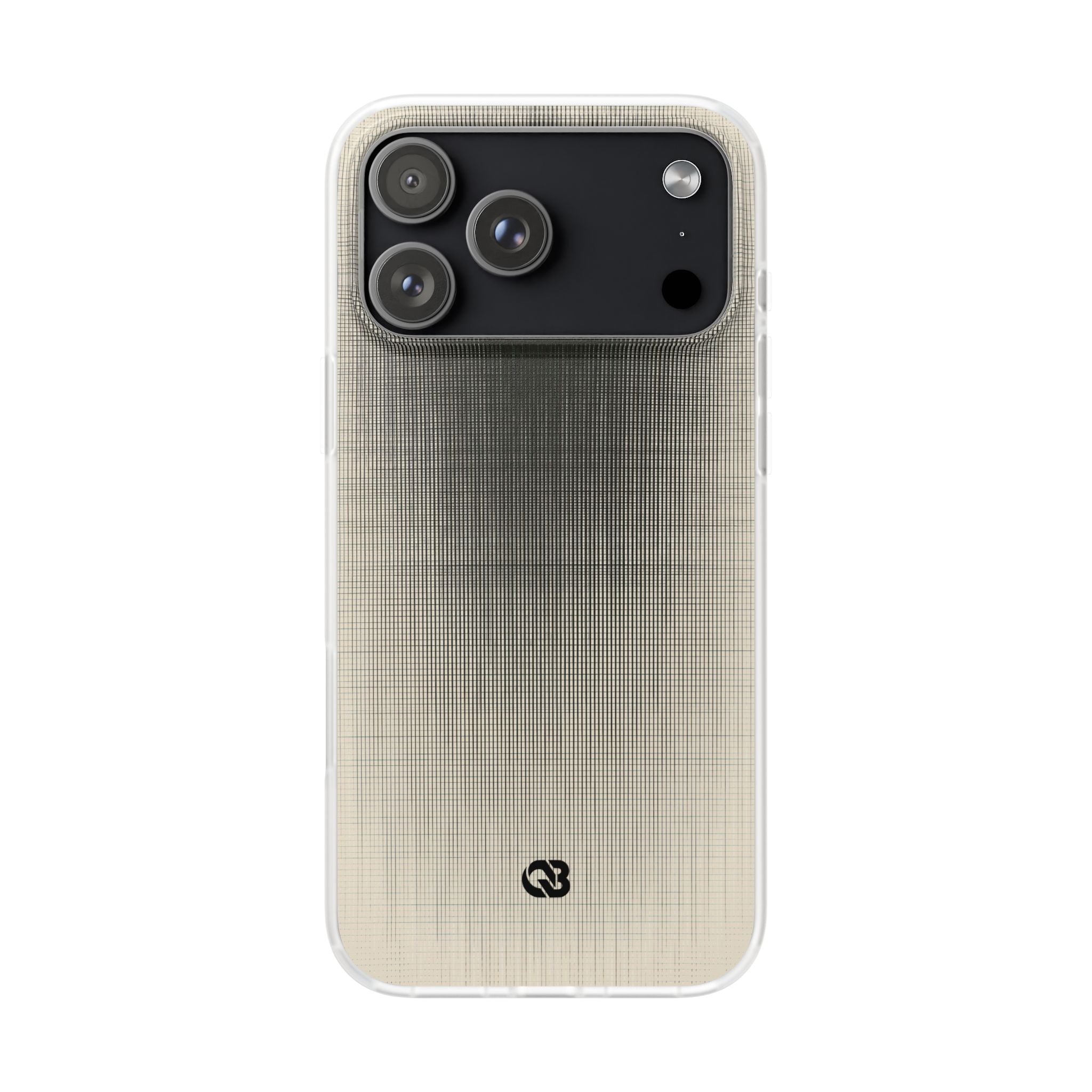Beige Lite Phone Case for iPhone - Carbon Screen Grid