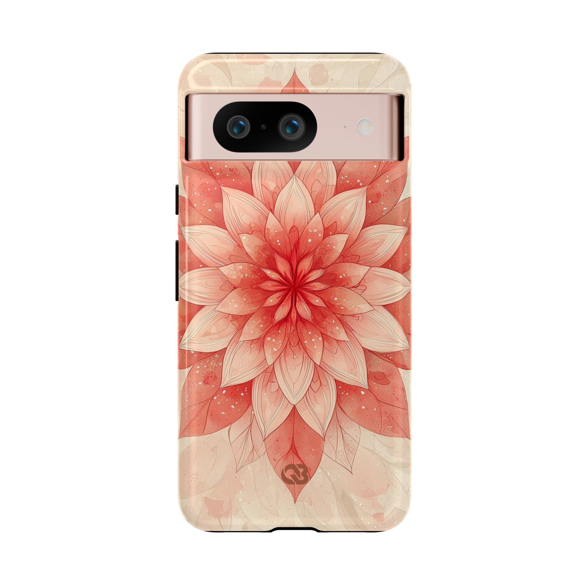 Coral Layered Bloom · Tough Etui na telefon dla Google Pixel