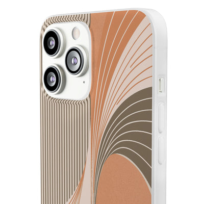 Terracotta Meridian · Lite Phone Case for iPhone ·  Orange