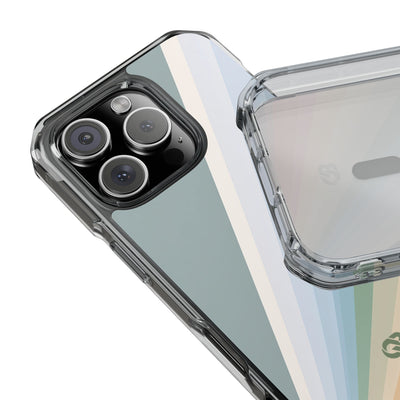 Green Impact MagSafe Phone Case for iPhone - Sage Prism Beam