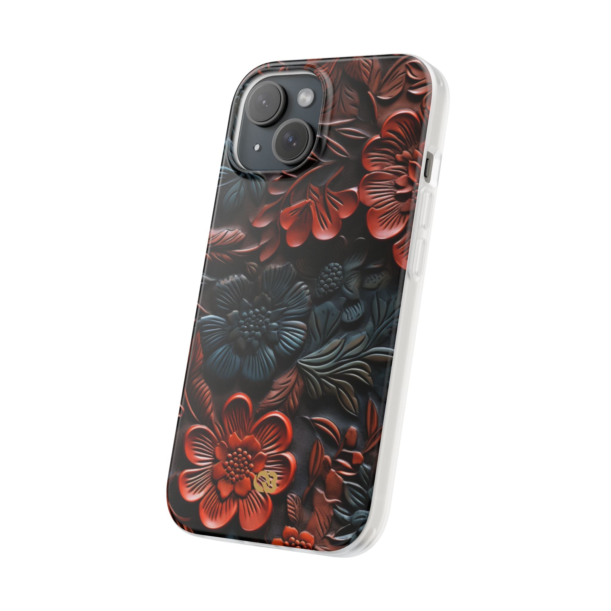 Carved Earth Bloom · Soft Phone Case for iPhone