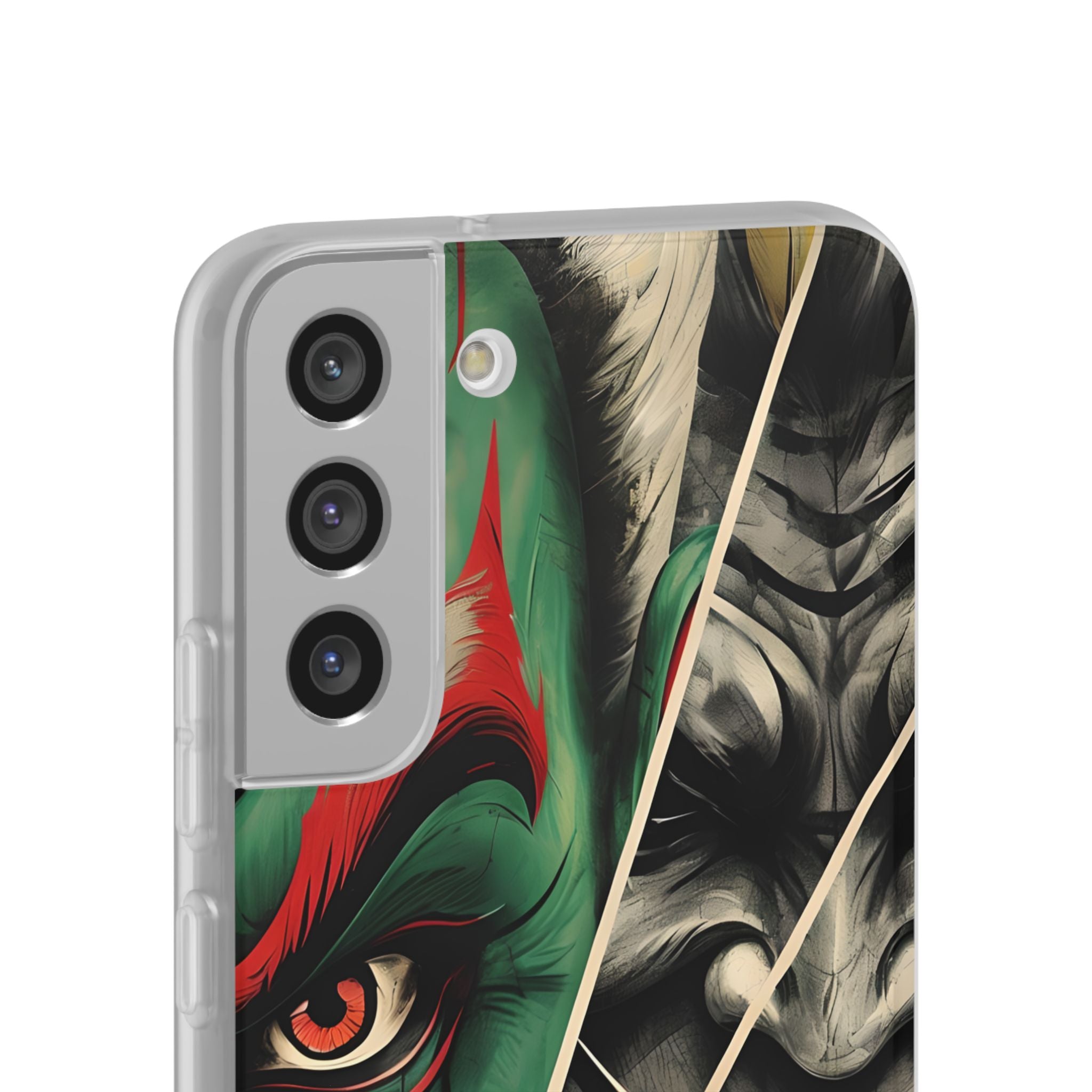 Emerald Oni Grin · Soft Handyhülle für Samsung