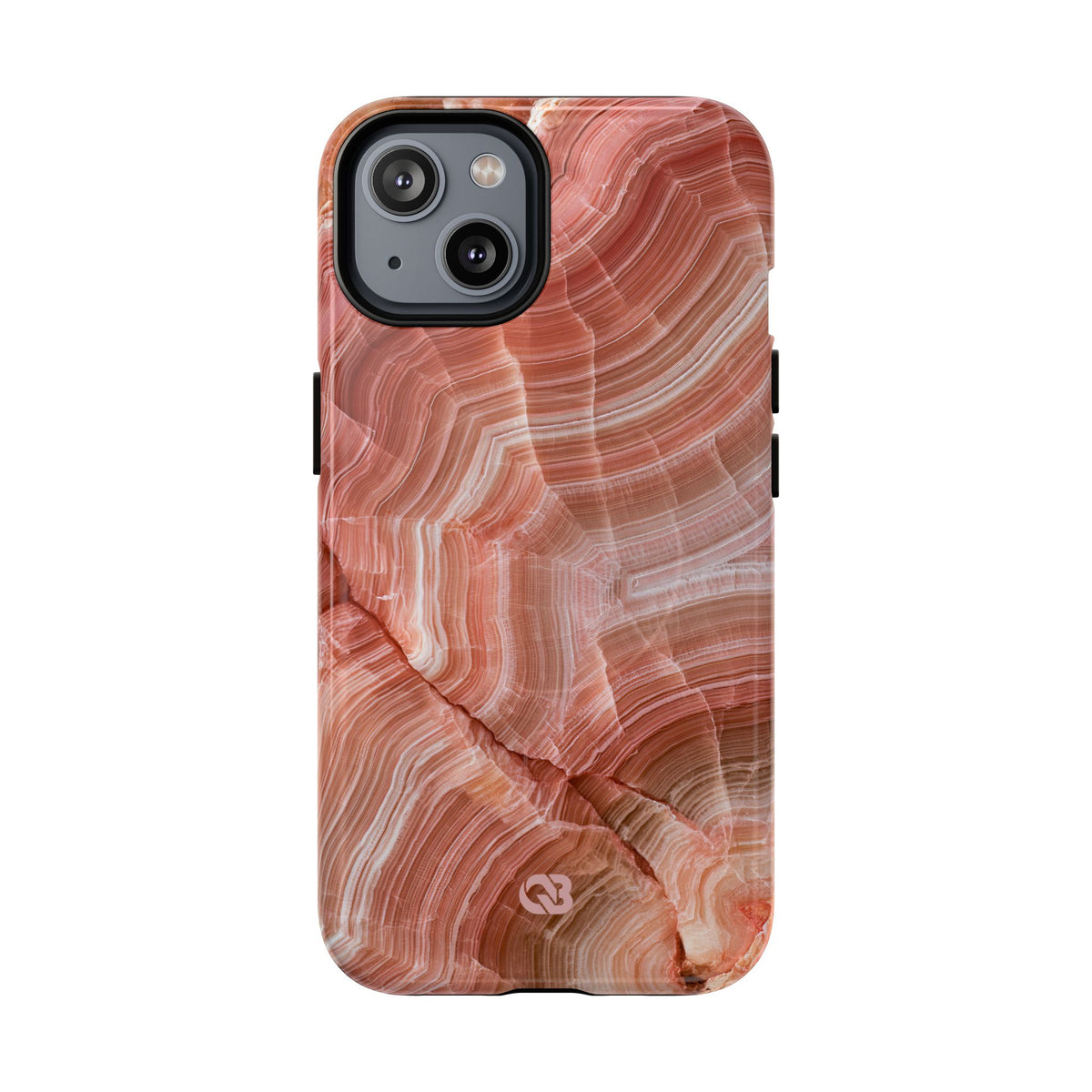 Blushing Rose Strata · Tough 2.0 Magnetic Phone Case for iPhone · Pink