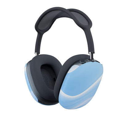 Glacial Contour Flow · Hard Case for AirPods Max · Blue