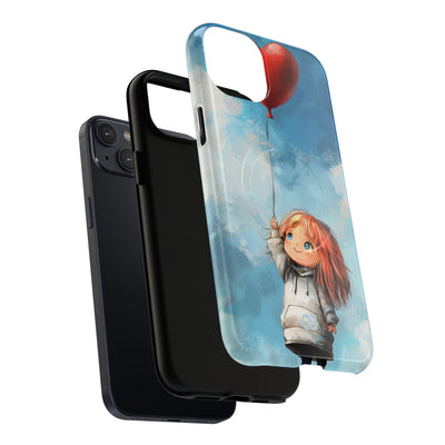 Crimson Heart Sky · Tough+ Coque de téléphone pour iPhone · Magsafe