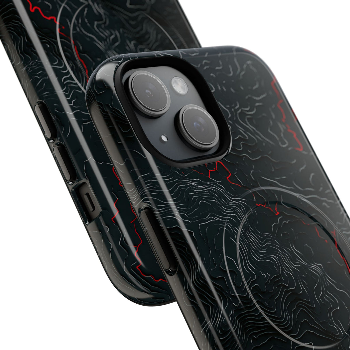 Crimson Rift · Tough 2.0 Magnetic Phone Case for iPhone · Black