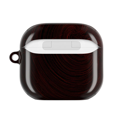 Crimson Solar Orbit · Hard Case for AirPods & AirPods Pro · Red