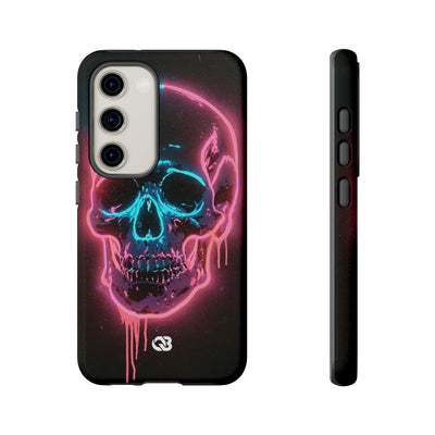 Neon Drip Skull · Tough Phone Case for Samsung · Black