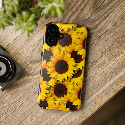 Sunflower Radiance iPhone 16 Plus Case - Tough