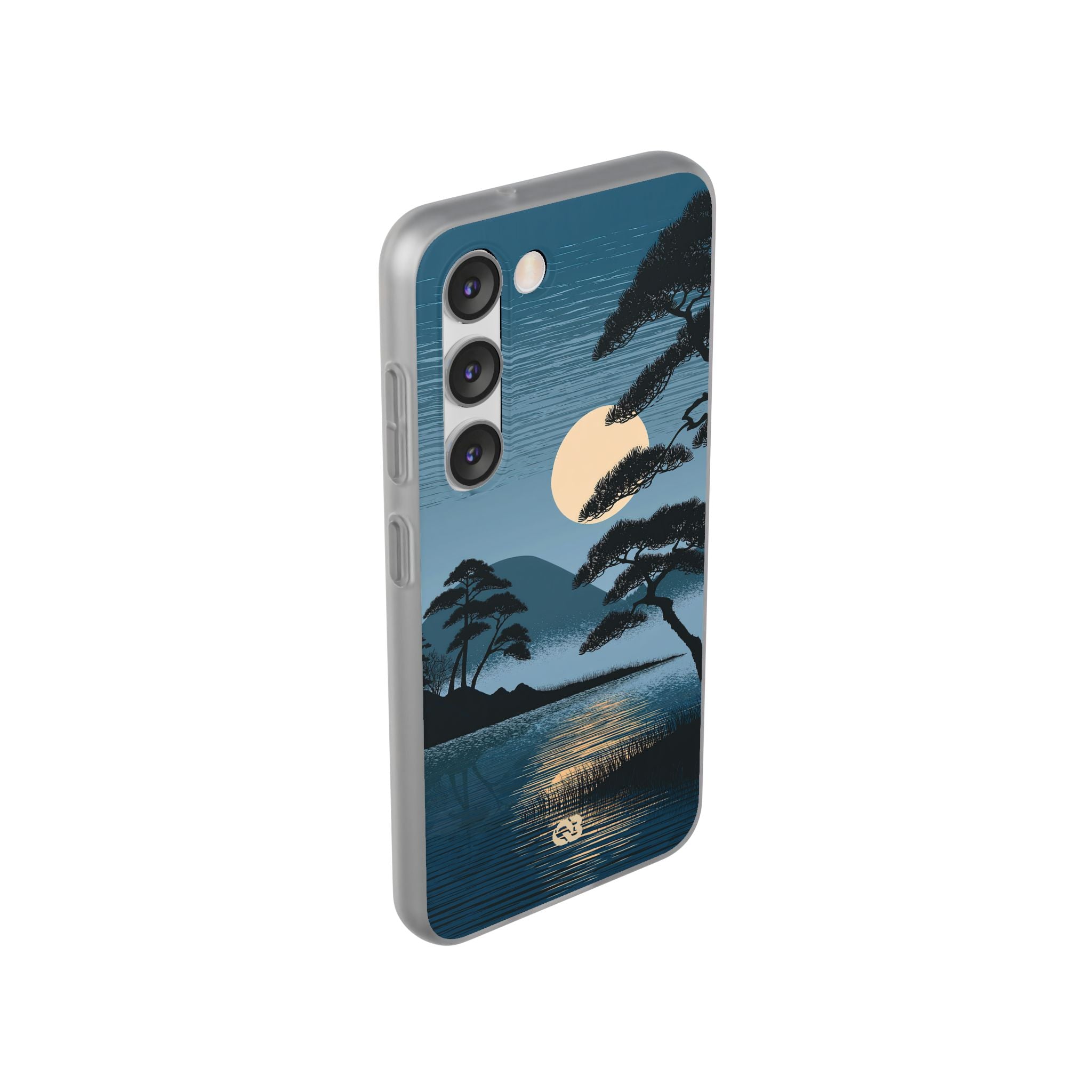 Blue Lite Phone Case for Samsung - Midnight Kyoto Pine