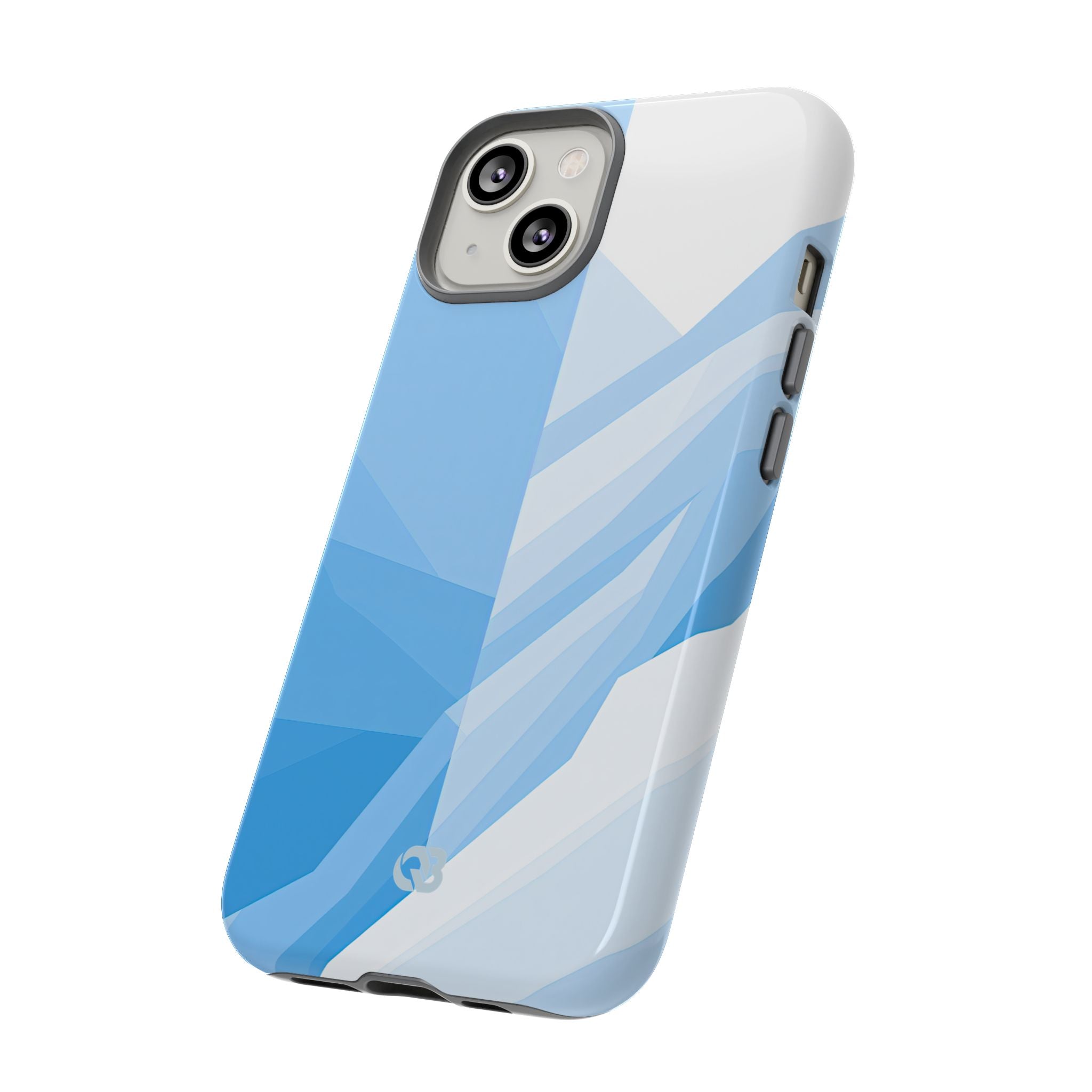 Blue Tough Phone Case for iPhone - Arctic Glacial Ridge