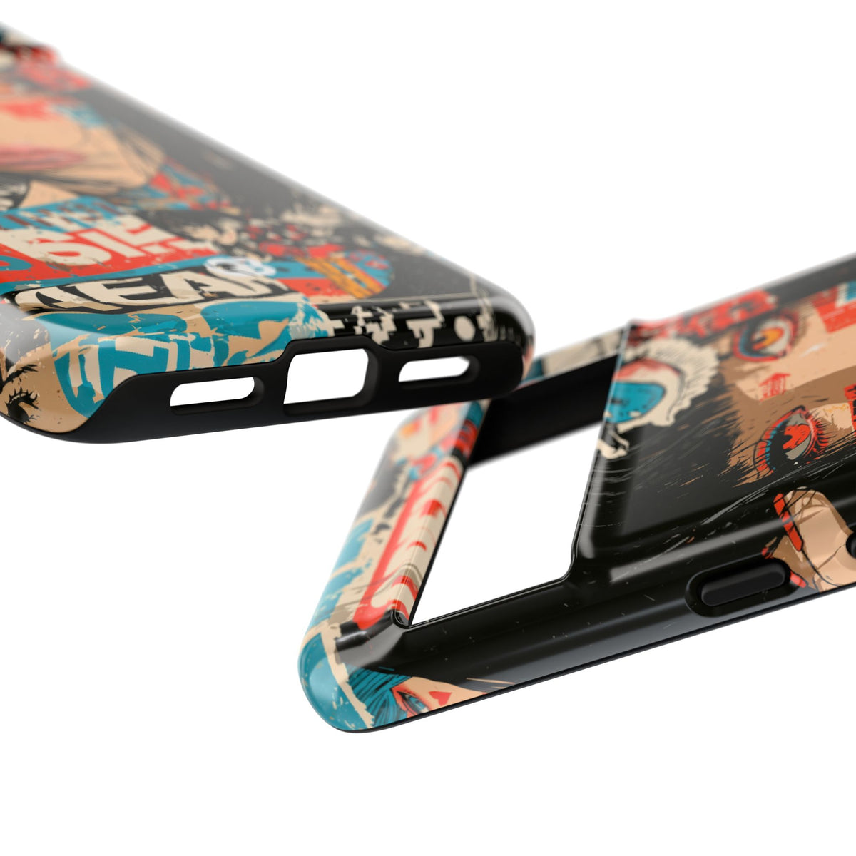 Shibuya Street Collage · Tough Phone Case for Pixel ·  Red
