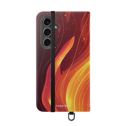Flaming Ember - Samsung S24 Plus Case - Wallet