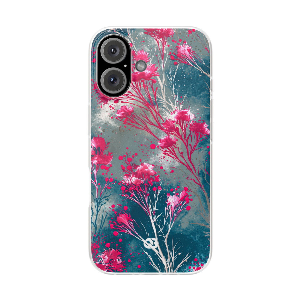 Cyber Blossom · Lite Phone Case for iPhone ·  Teal