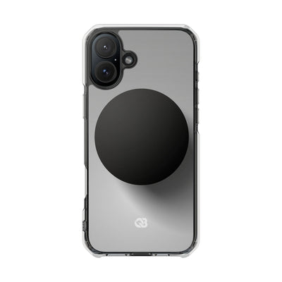 Grey Impact MagSafe Phone Case for iPhone - Matte Onyx Sphere