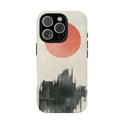 Crimson Sun Strokes · Tough+ Phone Case for iPhone · Magsafe