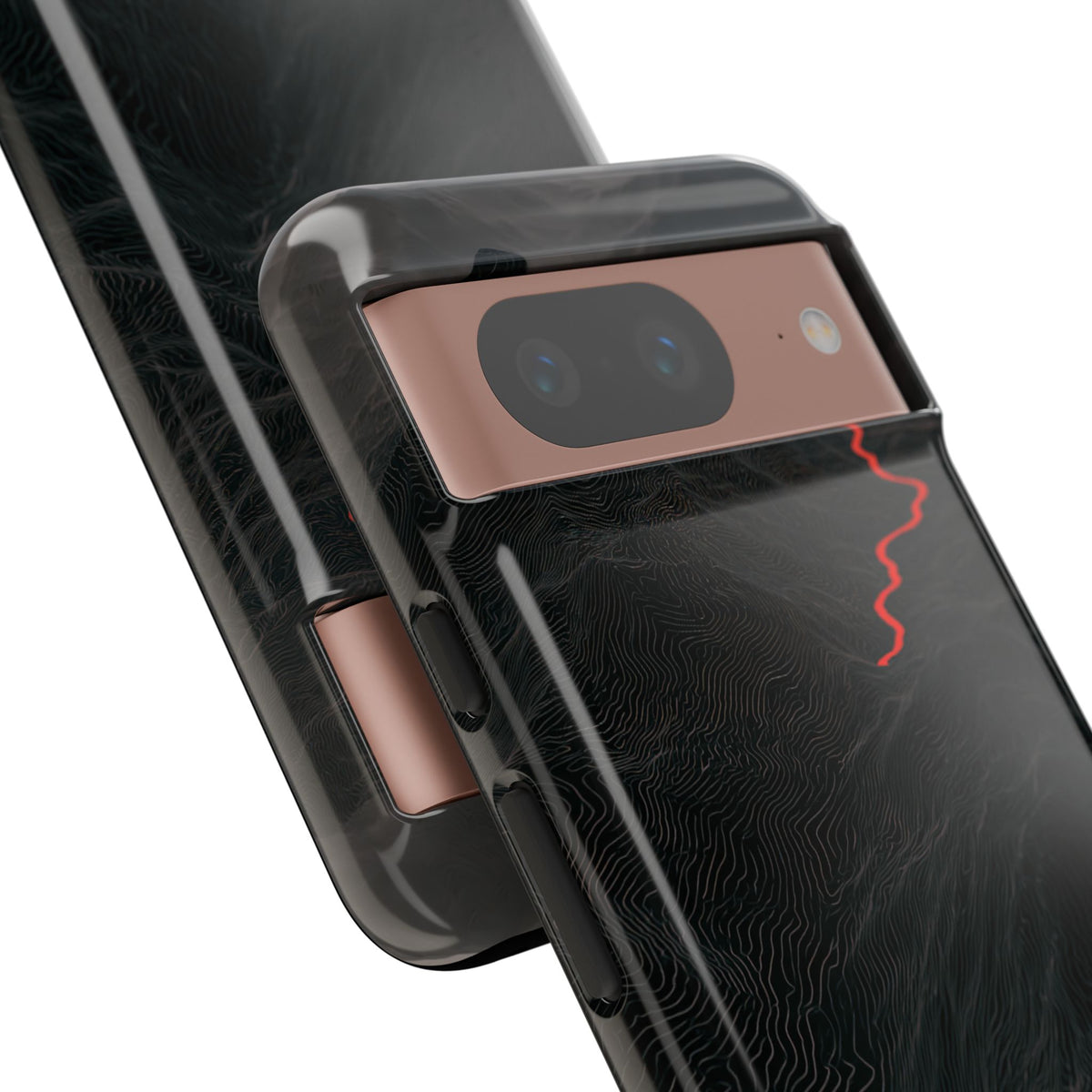 Crimson Ridge Pass · Tough Phone Case for Pixel ·  Black